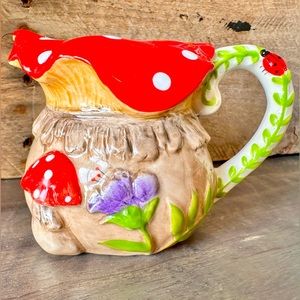 Blue Sky Clayworks Mushroom Creamer